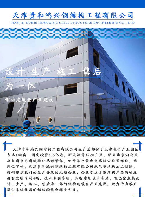 天津貴和鴻興 輕型鋼結(jié)構(gòu)生產(chǎn)廠家的技術(shù)咨詢服務(wù)升級